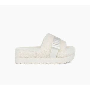 Ugg Fluffita white slides  size 11